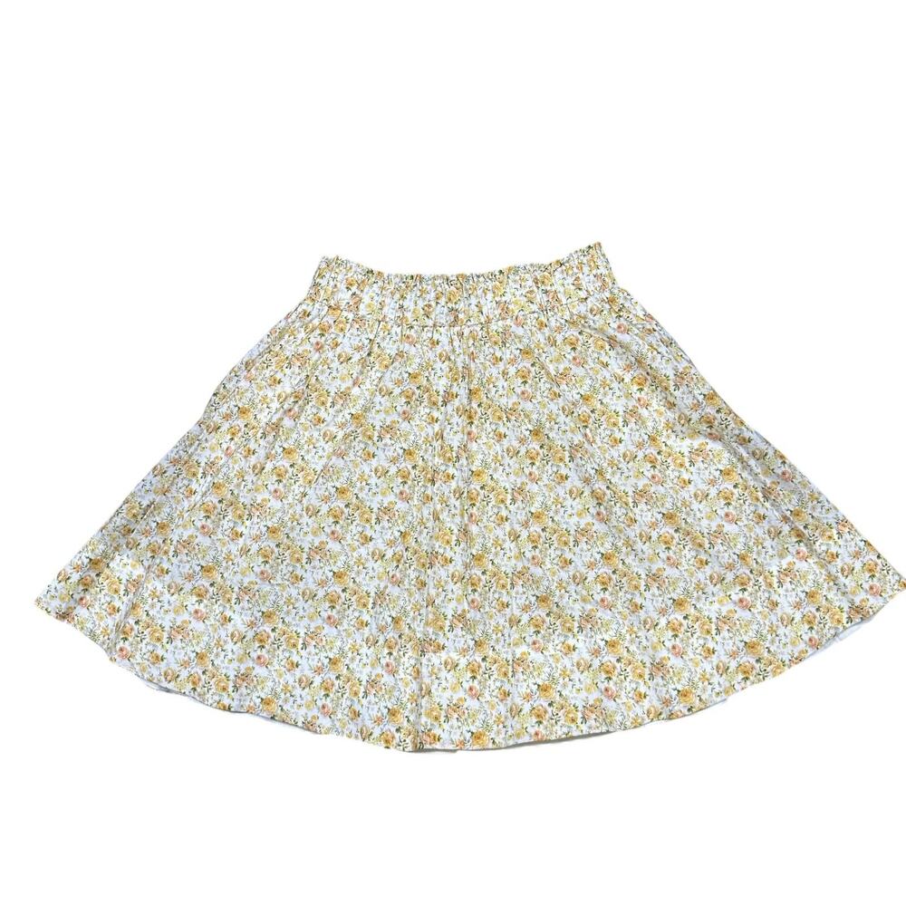 Significant Other Asta Skirt Yellow Floral Print NEW